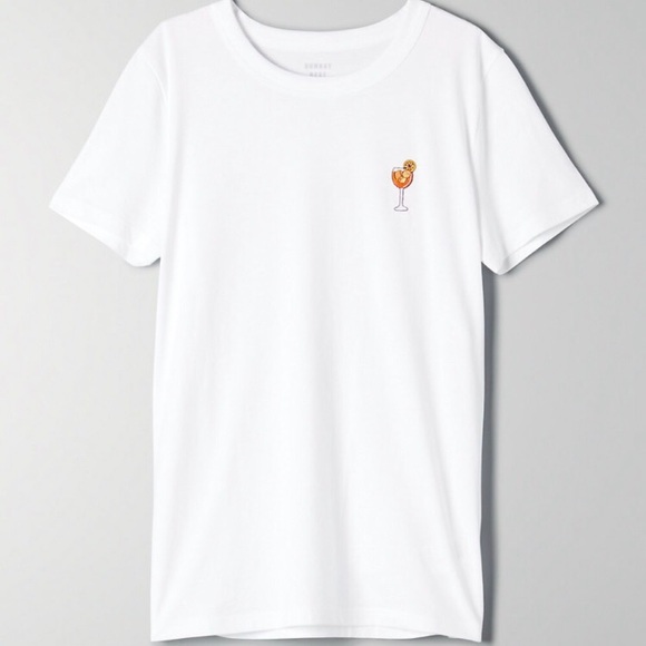 Sunday Best Tops - NWOT Aritzia Aperol Spritz Tee